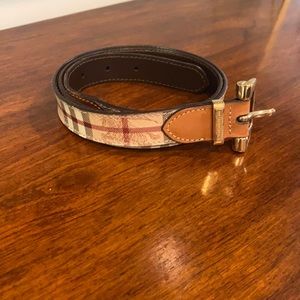 Burberry Nova Check Belt